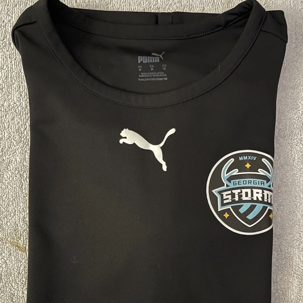 MLS puma Georgia storm black jersey Size medium